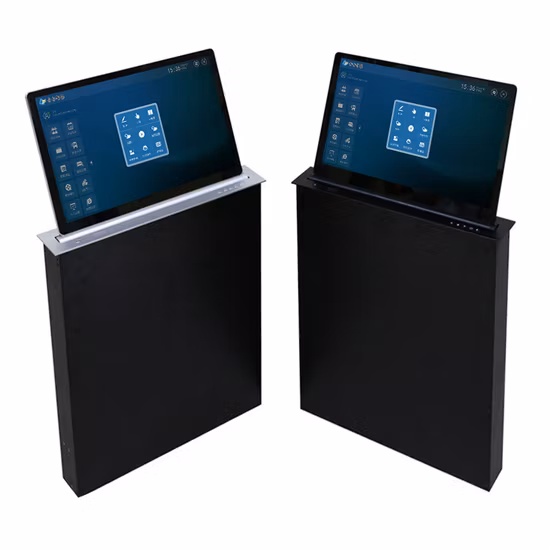 Ultra-Thin Computer Monitor Electric Lifting Pop up LCD / LED Screen