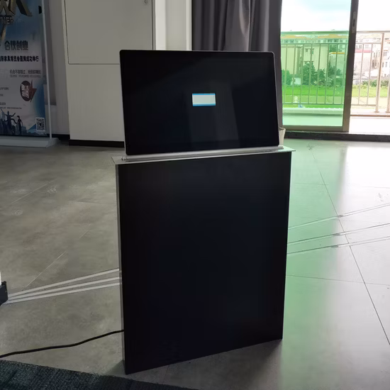 Ultra-Thin Computer Monitor Electric Lifting Pop up LCD / LED Screen