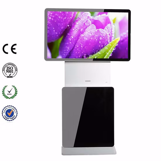 Floor Standing Indoor LCD Rotating Screen Touch Kiosk Digital Signage