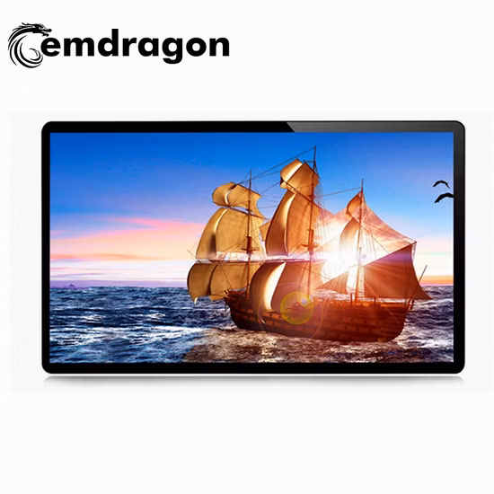 55 Inch Ultra-Thin Wall Mount Digital Signage 3D Advertising Video Screen Removable Wall System Advertising Ruler LCD Digital Signage