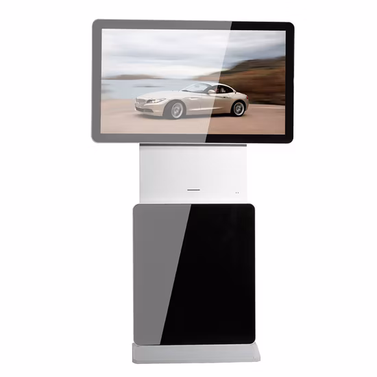 Floor Standing Indoor LCD Rotating Screen Touch Kiosk Digital Signage