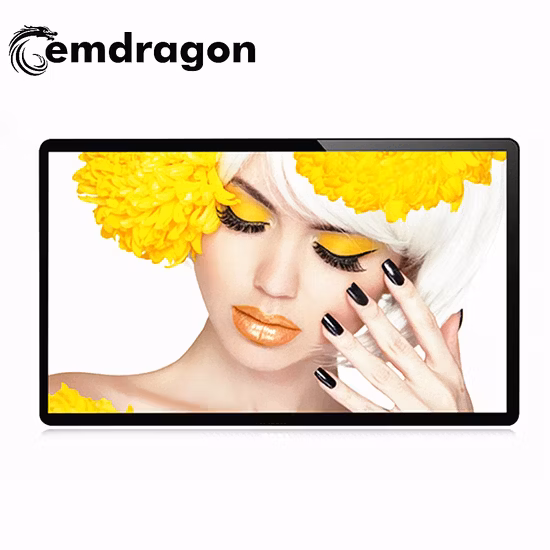 55 Inch Ultra-Thin Wall Mount Digital Signage 3D Advertising Video Screen Removable Wall System Advertising Ruler LCD Digital Signage