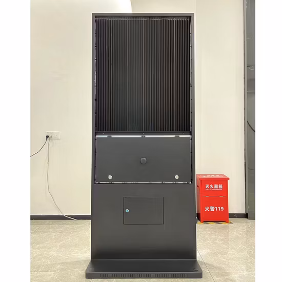 Exibição de anúncio de suporte de piso WiFi de 55 polegadas mais competitiva da Dedi Sinalização digital de totem ao ar livre de atacado