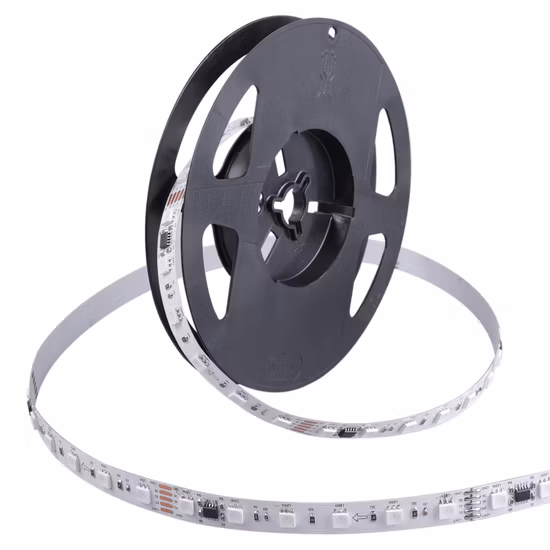 Fita de LED SMD5050 14,4 W/M Pixel Fita de LED inteligente com IC externo