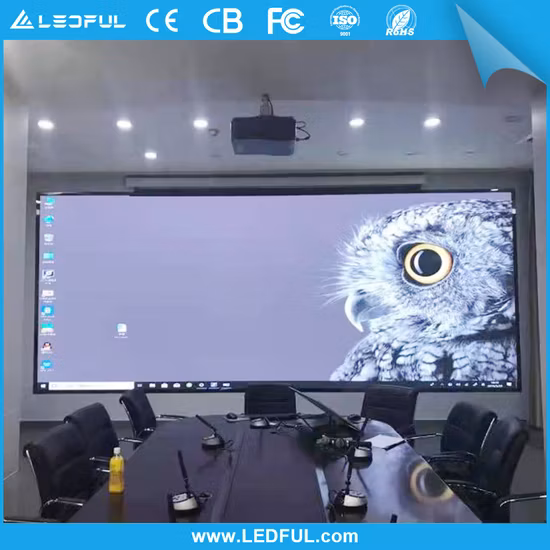 Tela de exibição de LED de alto brilho P2.5 Pixel Pitch interno para sala de CFTV