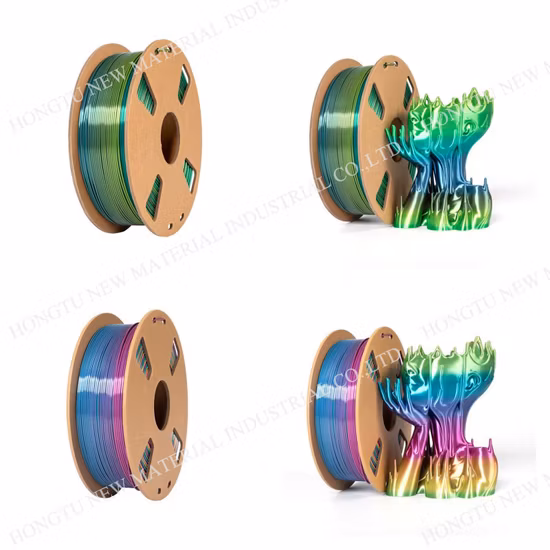 Material de impressão 3D por atacado 1,75 mm PLA, ABS, TPU, filamento de impressora 3D de fibra de carbono