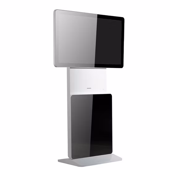 Quiosque de toque com tela LCD giratória para instalação no chão e interior Sinalização digital