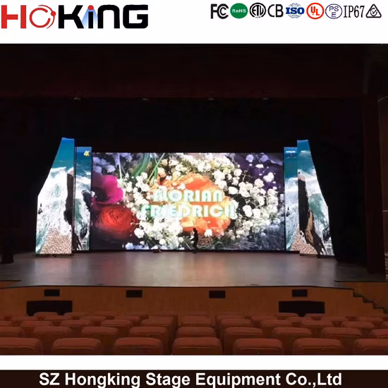 3840 Hz 4K Tela LED colorida P2,5 P3 P4 mm Pitch Pixel